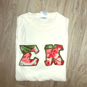 Sigma kappa Sorority Watermelon letters